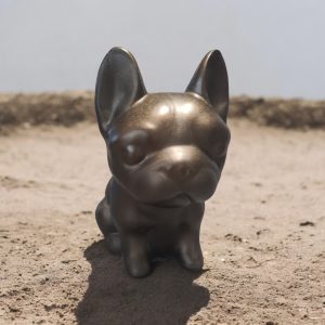 bouledogue en résine époxy