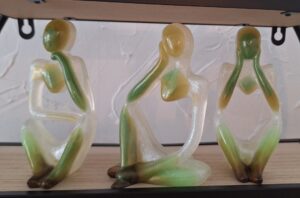 Statues de penseur en résine époxy