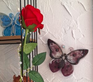 Papillon en résine époxy